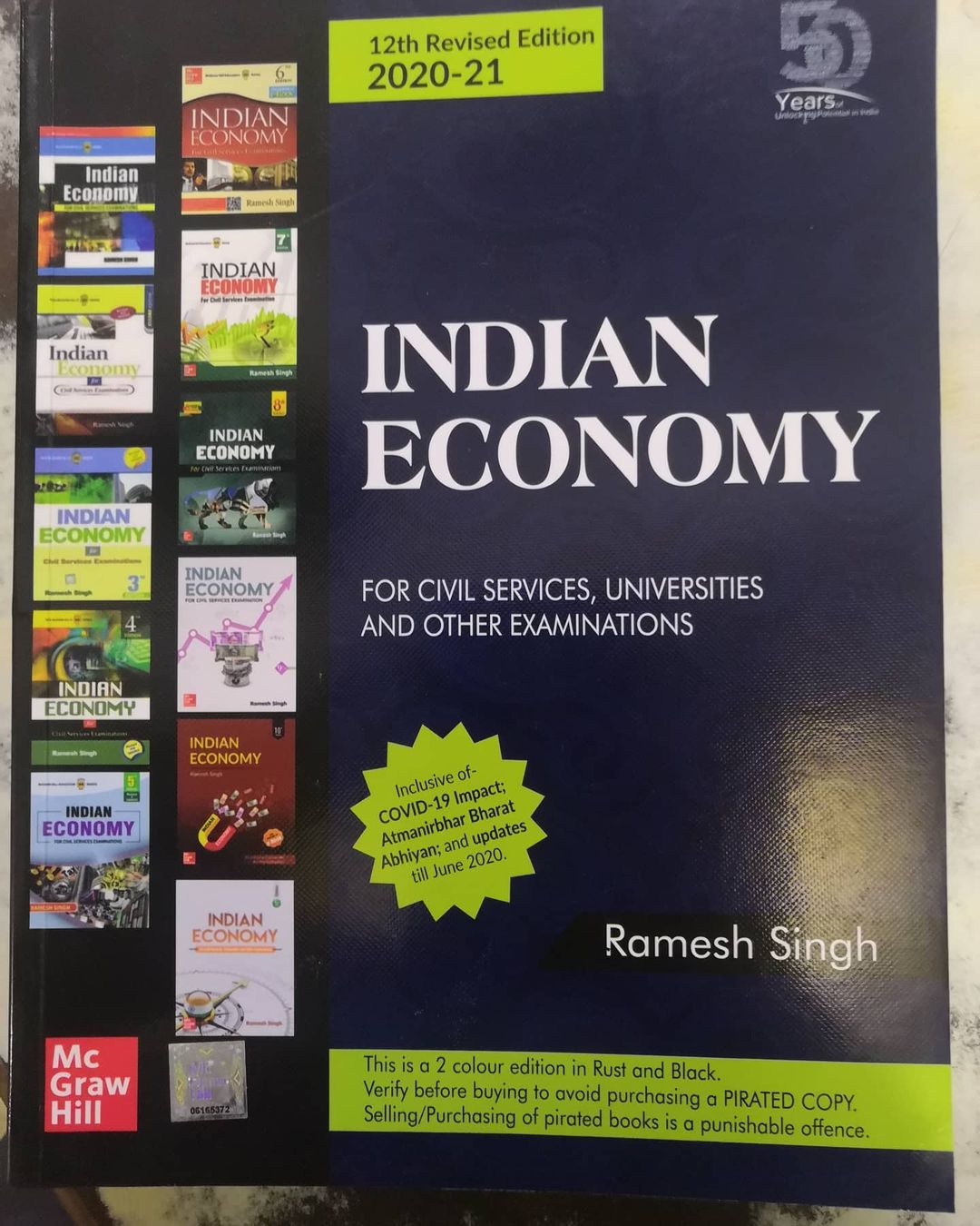 Indian Economy by Ramesh Singh PDF Free Download (Latest Edition 2023)